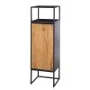 Red Living Armoire Barview I - Placage en chêne - Chêne / Anthracite