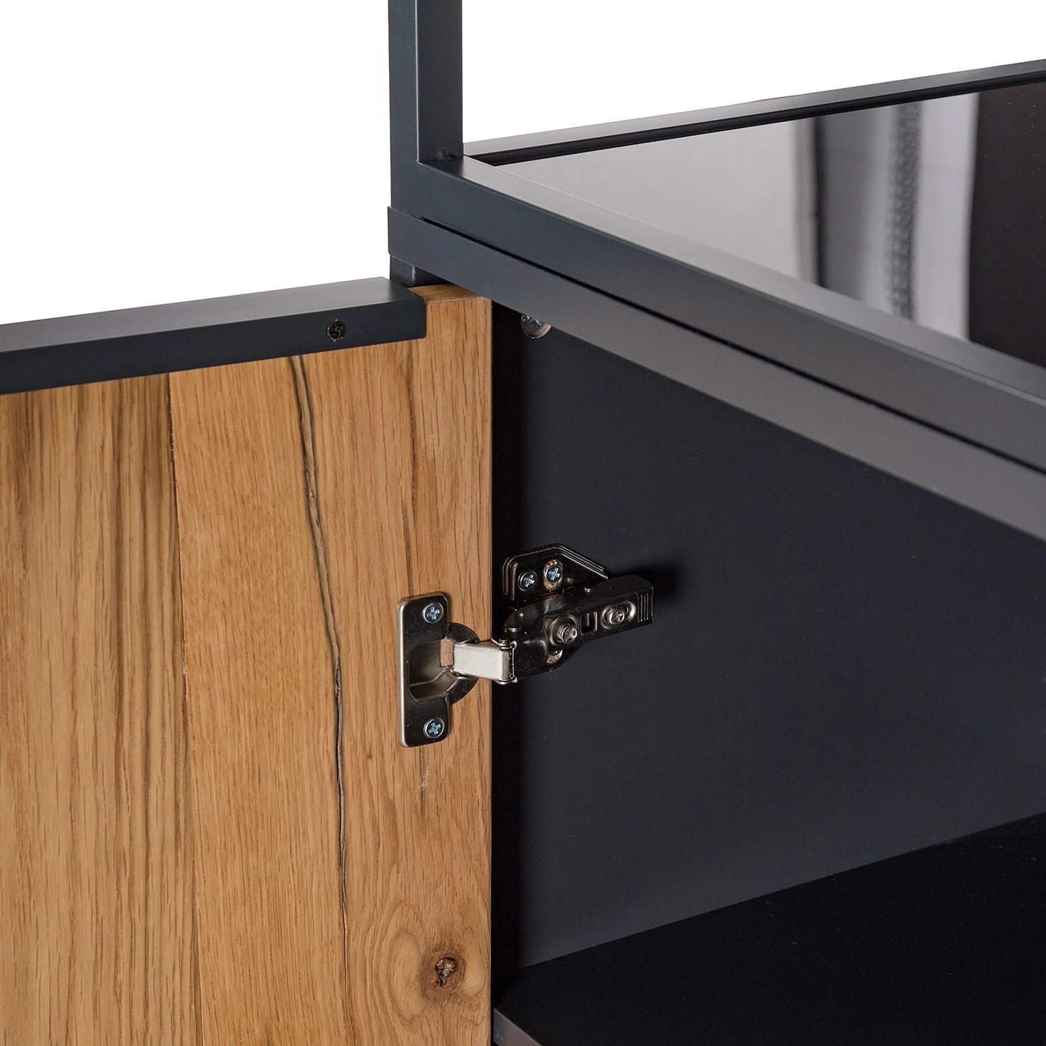 Red Living Armoire Barview I - Placage en chêne - Chêne / Anthracite 9 Red Living Armoire Barview I - Placage en chêne - Chêne / Anthracite – Image 9