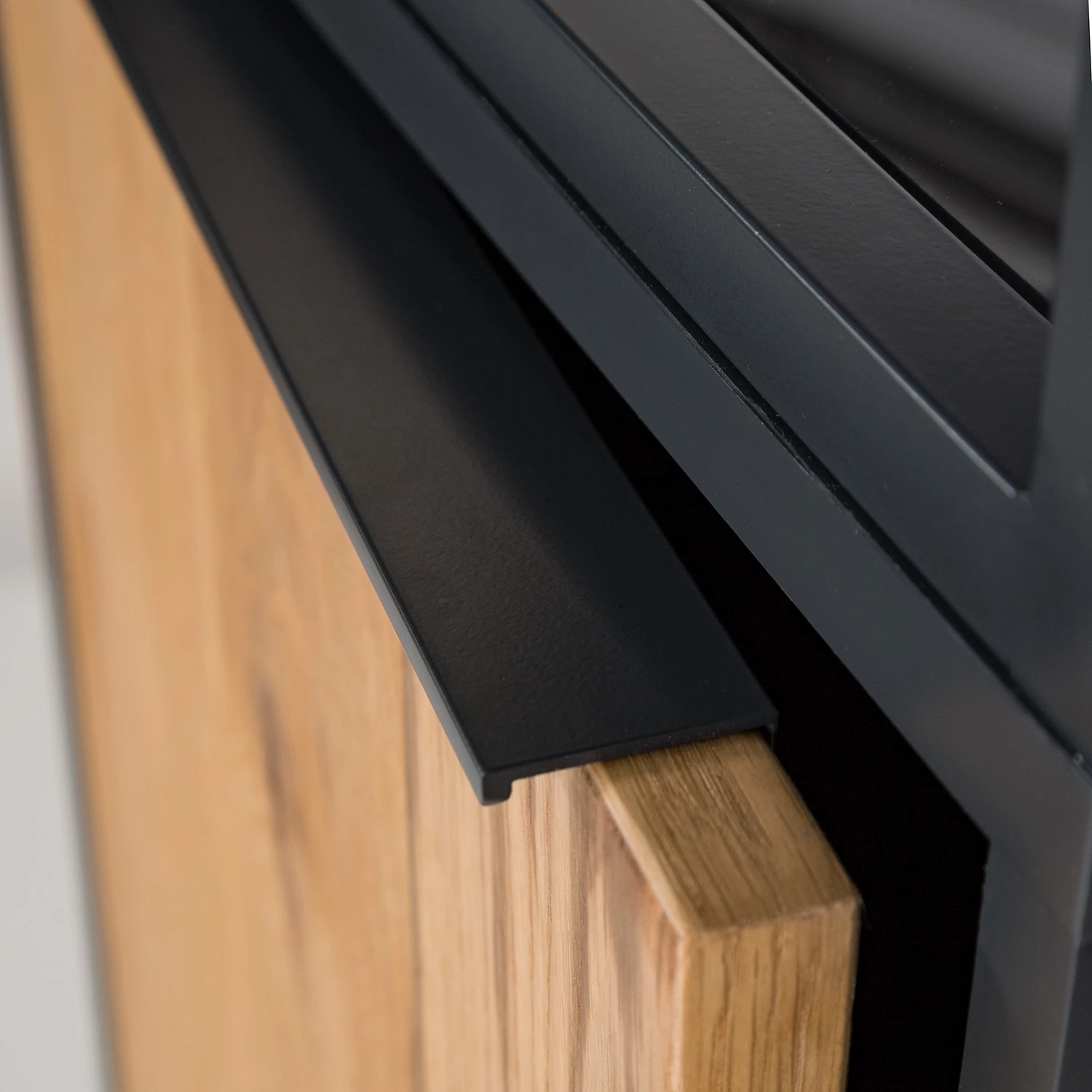 Red Living Armoire Barview I - Placage en chêne - Chêne / Anthracite 10 Red Living Armoire Barview I - Placage en chêne - Chêne / Anthracite – Image 10