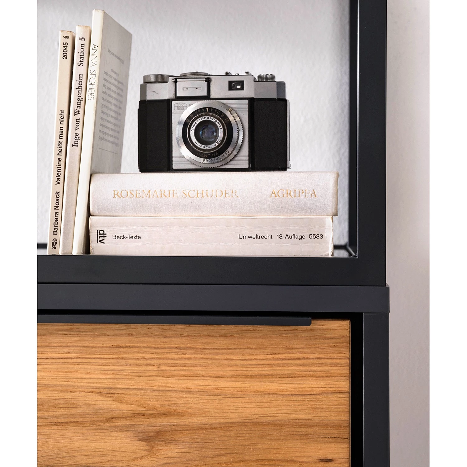 Red Living Armoire Barview I - Placage en chêne - Chêne / Anthracite 17 Red Living Armoire Barview I - Placage en chêne - Chêne / Anthracite – Image 17