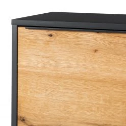 Red Living Buffet Barview I - Placage en chêne - Chêne / Anthracite -Meubles de salle à manger Soldes Magasin 1000218372 210420 14110900009 DETAILS P000000001000218372