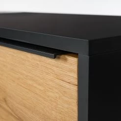 Red Living Buffet Barview I - Placage en chêne - Chêne / Anthracite -Meubles de salle à manger Soldes Magasin 1000218372 210420 14111200011 DETAILS P000000001000218372