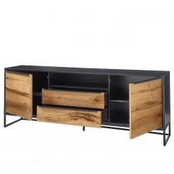 Red Living Buffet Barview II - Placage en chêne - Chêne / Anthracite -Meubles de salle à manger Soldes Magasin 1000218373 201118 06054000032 DETAILS P000000001000218373