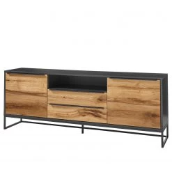 Red Living Buffet Barview II - Placage en chêne - Chêne / Anthracite -Meubles de salle à manger Soldes Magasin 1000218373 201118 06054300034 DETAILS P000000001000218373