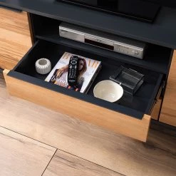 Red Living Buffet Barview II - Placage en chêne - Chêne / Anthracite -Meubles de salle à manger Soldes Magasin 1000218373 210413 12582700032 DETAILS P000000001000218373