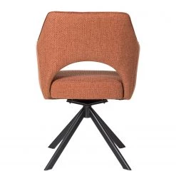 Fredriks Chaise à accoudoirs Tustin - Tissu / Métal - Marron rouille / Noir mat 27 Fredriks Chaise à accoudoirs Tustin - Tissu / Métal - Marron rouille / Noir mat -Meubles de salle à manger Soldes Magasin 1000218415 210303 08150600004 DETAILS P000000001000218415