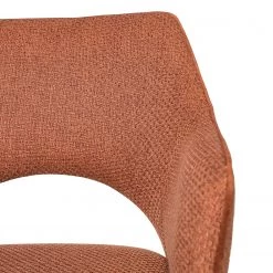 Fredriks Chaise à accoudoirs Tustin - Tissu / Métal - Marron rouille / Noir mat 43 Fredriks Chaise à accoudoirs Tustin - Tissu / Métal - Marron rouille / Noir mat -Meubles de salle à manger Soldes Magasin 1000218415 210303 08151100009 DETAILS P000000001000218415