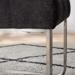 Ars manufacti Chaises cantilever Stawley I (lot de 2) - Tissage à plat / Acier inoxydable - Gris foncé / Acier inoxydable 29 Ars manufacti Chaises cantilever Stawley I (lot de 2) - Tissage à plat / Acier inoxydable - Gris foncé / Acier inoxydable -Meubles de salle à manger Soldes Magasin 1000218417 210224 13104100007 DETAILS P000000001000218417