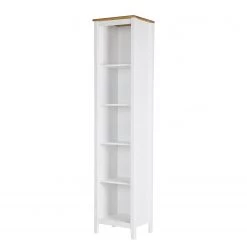 Maison Belfort Étagère Rivery II - Pin massif - Blanc - Largeur : 45 cm