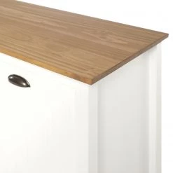 Maison Belfort Buffet Rivery III - Pin massif - Blanc -Meubles de salle à manger Soldes Magasin 1000218442 220407 070 DETAILS P000000001000218442