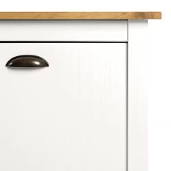 Maison Belfort Buffet Rivery II - Pin massif - Blanc -Meubles de salle à manger Soldes Magasin 1000218448 220407 051 DETAILS P000000001000218448