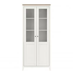 Maison Belfort Vitrine Rivery I - Pin massif - Blanc -Meubles de salle à manger Soldes Magasin 1000218449 210128 06192200091 DETAILS P000000001000218449