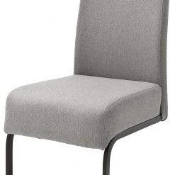 Chaises cantilever Evila (lot de 2) - Gris lumineux -Meubles de salle à manger Soldes Magasin 1000218553 210113 06124200019 DETAILS P000000001000218553