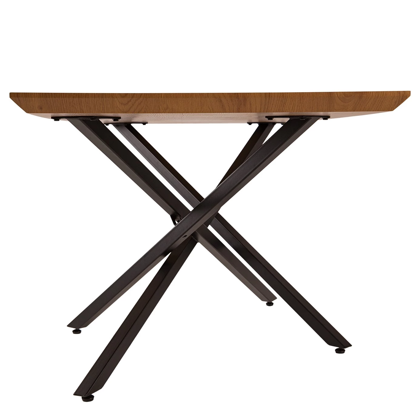 Red Living Table Levil - Métal - Imitation chêne / Noir mat 6 Red Living Table Levil - Métal - Imitation chêne / Noir mat – Image 6