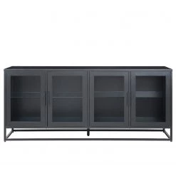 Ars manufacti Buffet Kayys - Verre / Métal - Noir -Meubles de salle à manger Soldes Magasin 1000219025 210121 07302200026 DETAILS P000000001000219025
