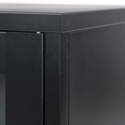 Ars manufacti Buffet Kayys - Verre / Métal - Noir -Meubles de salle à manger Soldes Magasin 1000219025 210330 15113200029 DETAILS P000000001000219025