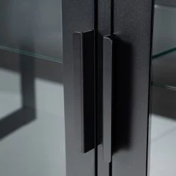 Ars manufacti Buffet Kayys - Verre / Métal - Noir -Meubles de salle à manger Soldes Magasin 1000219025 210330 15113400030 DETAILS P000000001000219025