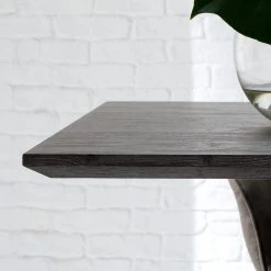 Ars manufacti Table Mannford - Imitation chêne de tourbière / Noir mat - Largeur : 140 cm -Meubles de salle à manger Soldes Magasin 1000219290 210312 14234700008 DETAILS P000000001000219290