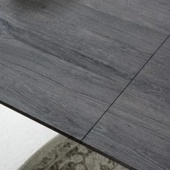 Ars manufacti Table Mannford - Imitation chêne de tourbière / Noir mat - Largeur : 140 cm -Meubles de salle à manger Soldes Magasin 1000219290 210312 14234800013 DETAILS P000000001000219290