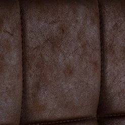 Ars manufacti Chaises cantilever Dalcross (lot de 2) - Microfibre / Métal - Marron -Meubles de salle à manger Soldes Magasin 1000219292 210125 09554100008 DETAILS P000000001000219292