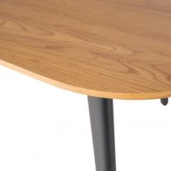 Ars manufacti Table Broomley - Métal - Imitation chêne / Noir mat -Meubles de salle à manger Soldes Magasin 1000219294 210302 16571200004 DETAILS P000000001000219294