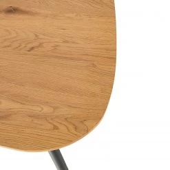 Ars manufacti Table Broomley - Métal - Imitation chêne / Noir mat -Meubles de salle à manger Soldes Magasin 1000219294 210302 16571500005 DETAILS P000000001000219294