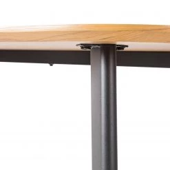 Ars manufacti Table Broomley - Métal - Imitation chêne / Noir mat -Meubles de salle à manger Soldes Magasin 1000219294 210302 16571700007 DETAILS P000000001000219294