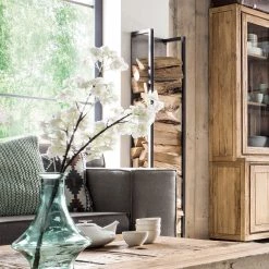 Red Living Rangement pour bois de chauffage Huntley - Métal - Noir vintage -Meubles de salle à manger Soldes Magasin 1000219504 200724 06293600055 MOOD DETAILS P000000001000219504 mood