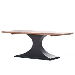 Loftscape Table Trenary - Partiellement en acacia massif - Acacia / Anthracite