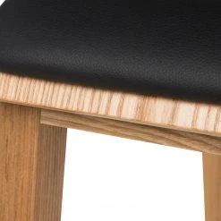 Ars Natura Chaises de bar Tunley (lot de 2) - Imitation cuir / Frêne massif - Beige 43 Ars Natura Chaises de bar Tunley (lot de 2) - Imitation cuir / Frêne massif - Beige -Meubles de salle à manger Soldes Magasin 1000223458 210416 08480600014 DETAILS P000000001000223458