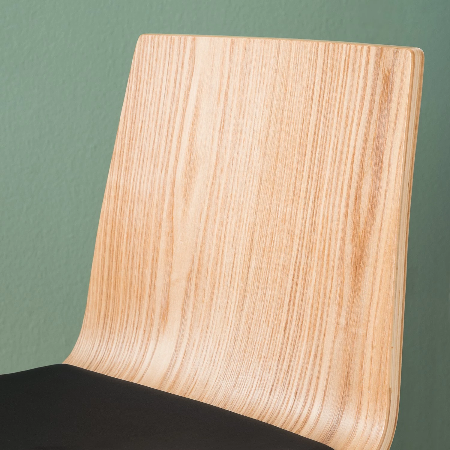 Ars Natura Chaises de bar Tunley (lot de 2) - Imitation cuir / Frêne massif - Beige 10 Ars Natura Chaises de bar Tunley (lot de 2) - Imitation cuir / Frêne massif - Beige – Image 10