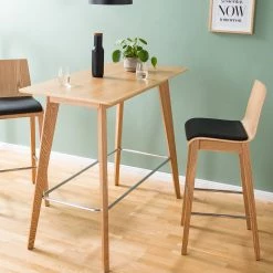 Ars Natura Chaises de bar Tunley (lot de 2) - Imitation cuir / Frêne massif - Beige 28 Ars Natura Chaises de bar Tunley (lot de 2) - Imitation cuir / Frêne massif - Beige -Meubles de salle à manger Soldes Magasin 1000223458 210427 10170000005 DETAILS P000000001000223458