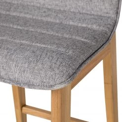 Mørteens Chaises de bar Burghead (lot de 2) - Tissu / Frêne massif - Gris / Frêne -Meubles de salle à manger Soldes Magasin 1000223468 210416 08480600027 DETAILS P000000001000223468