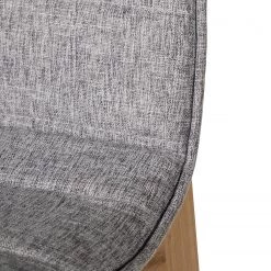 Mørteens Chaises de bar Burghead (lot de 2) - Tissu / Frêne massif - Gris / Frêne -Meubles de salle à manger Soldes Magasin 1000223468 210416 08480600028 DETAILS P000000001000223468