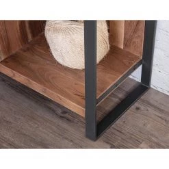 Ars manufacti Buffet haut Leyma - Rotin / Acacia massif - Acacia / Anthracite -Meubles de salle à manger Soldes Magasin 1000223472 200826 12351800027 DETAILS P000000001000223472