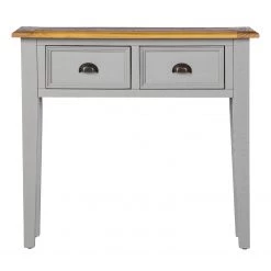 Maison Belfort Console Lavalle - Partiellement en pin massif - Pin / Gris clair -Meubles de salle à manger Soldes Magasin 1000224193 210625 12141000012 DETAILS P000000001000224193