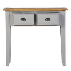 Maison Belfort Console Lavalle - Partiellement en pin massif - Pin / Gris clair -Meubles de salle à manger Soldes Magasin 1000224193 210625 12141000014 DETAILS P000000001000224193