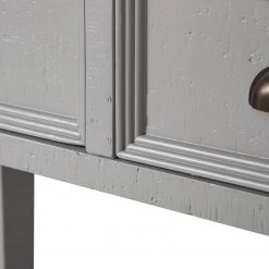 Maison Belfort Console Lavalle - Partiellement en pin massif - Pin / Gris clair -Meubles de salle à manger Soldes Magasin 1000224193 210625 12141100019 DETAILS P000000001000224193