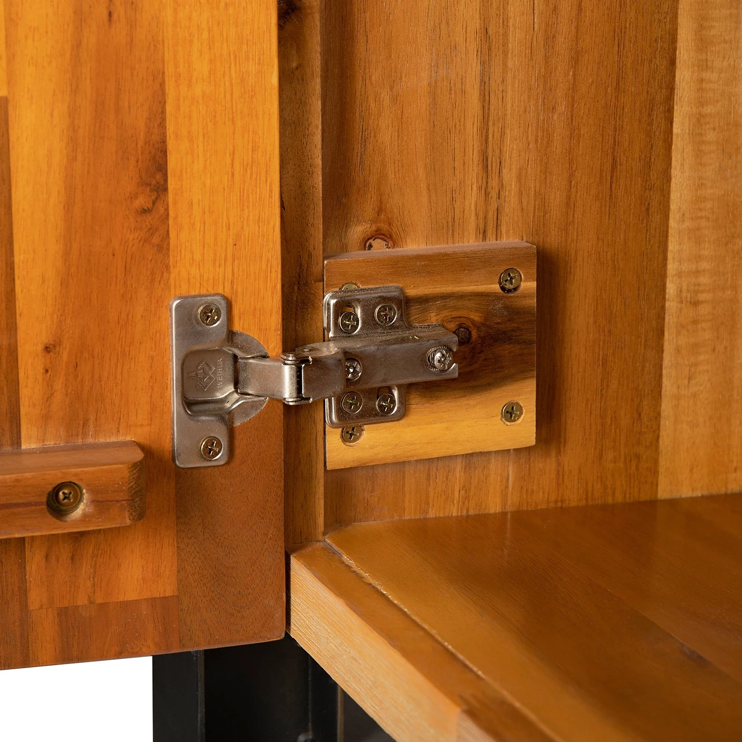 Ars manufacti Buffet Urban Industry I - Partiellement en acacia massif / Métal - Acacia / Noir 19 Ars manufacti Buffet Urban Industry I - Partiellement en acacia massif / Métal - Acacia / Noir – Image 19