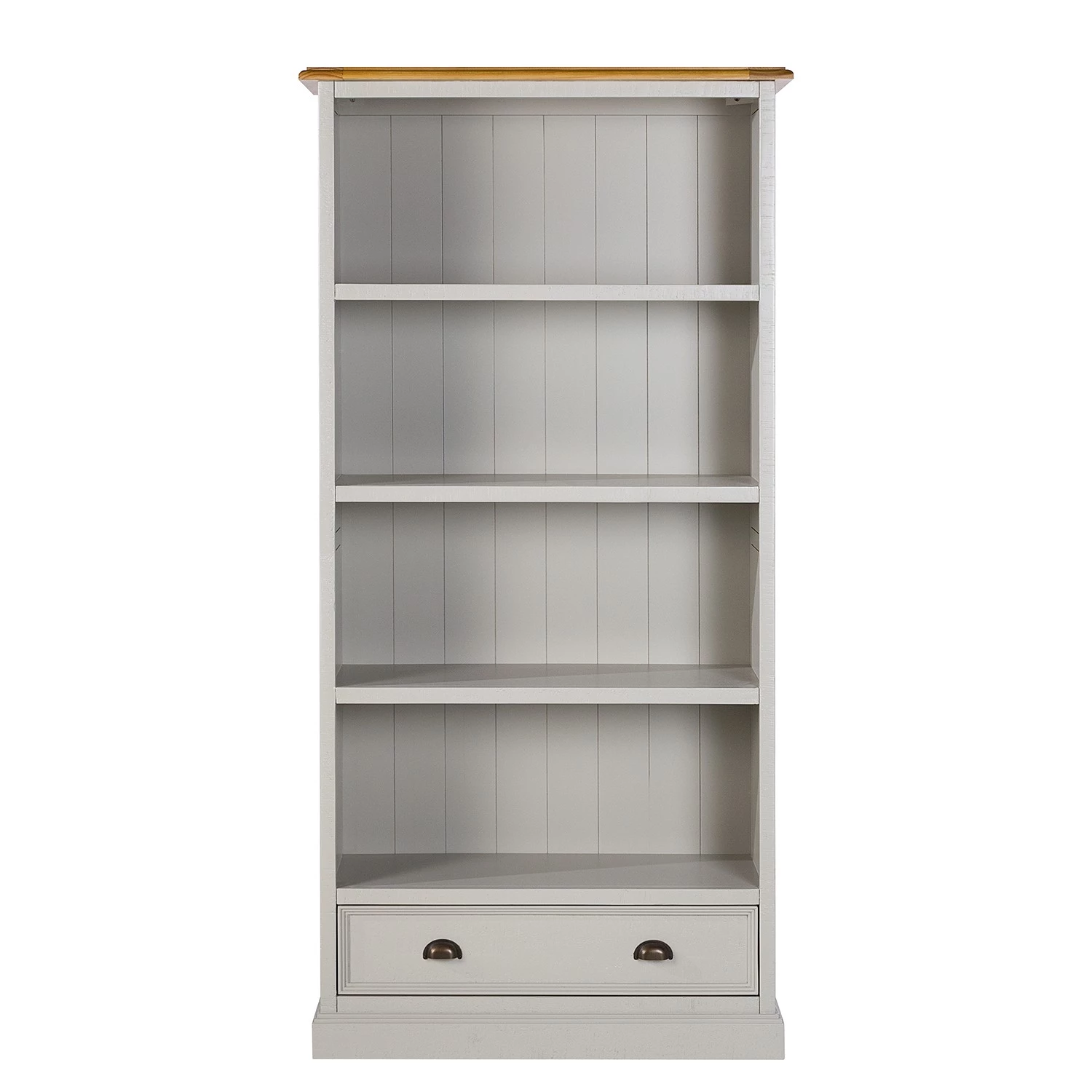 Maison Belfort Étagère Lavalle - Partiellement en pin massif - Pin / Gris clair 5 Maison Belfort Étagère Lavalle - Partiellement en pin massif - Pin / Gris clair – Image 5