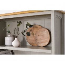 Maison Belfort Étagère Lavalle - Partiellement en pin massif - Pin / Gris clair 17 Maison Belfort Étagère Lavalle - Partiellement en pin massif - Pin / Gris clair -Meubles de salle à manger Soldes Magasin 1000224204 210723 09290000020 DETAILS P000000001000224204