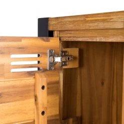 Ars manufacti Buffet haut Urban Industry I - Partiellement en acacia massif / Métal - Acacia / Noir 29 Ars manufacti Buffet haut Urban Industry I - Partiellement en acacia massif / Métal - Acacia / Noir -Meubles de salle à manger Soldes Magasin 1000224212 220729 055 DETAILS P000000001000224212