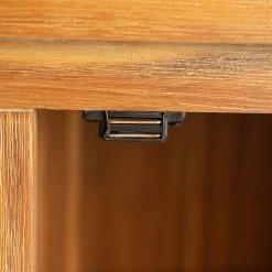 Ars manufacti Buffet Urban Industry II - Partiellement en acacia massif / Métal - Acacia / Noir -Meubles de salle à manger Soldes Magasin 1000224223 210908 15542100045 DETAILS P000000001000224223