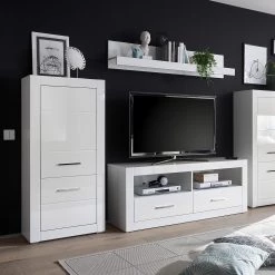 Loftscape Buffet haut Bricktown IV - Blanc brillant / Blanc mat -Meubles de salle à manger Soldes Magasin 1000224379 200904 12195900007 MOOD DETAILS P000000001000224379 mood