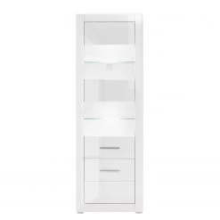 Loftscape Vitrine Bricktown II - Blanc brillant / Blanc mat -Meubles de salle à manger Soldes Magasin 1000224384 200904 12203500025 DETAILS P000000001000224384