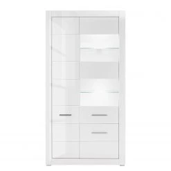 Loftscape Vitrine Bricktown I - Blanc brillant / Blanc mat -Meubles de salle à manger Soldes Magasin 1000224388 200904 12212400049 DETAILS P000000001000224388