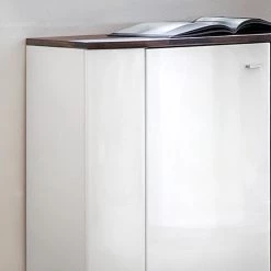 Fredriks Buffet Karlsburg - Blanc brillant / Imitation bois recyclé 17 Fredriks Buffet Karlsburg - Blanc brillant / Imitation bois recyclé -Meubles de salle à manger Soldes Magasin 1000224471 200902 06404300061 DETAILS P000000001000224471