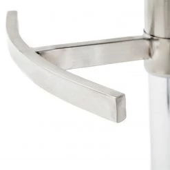 Fredriks Chaise de bar Elburn - Imitation cuir / Acier inoxydable - Noir -Meubles de salle à manger Soldes Magasin 1000224860 201016 12345900060 DETAILS P000000001000224860