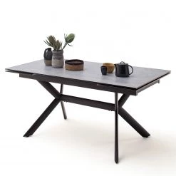 Fredriks Table extensible Saltney - Béton -Meubles de salle à manger Soldes Magasin 1000224892 201016 12374900215 DETAILS P000000001000224892