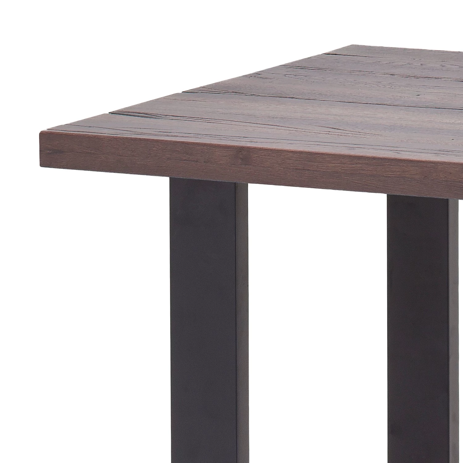 Fredriks Table haute Carver - Chêne érodé - 160 x 100 cm - Noir 3 Fredriks Table haute Carver - Chêne érodé - 160 x 100 cm - Noir – Image 3